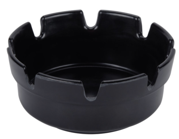 ASHTRAY BLACK 12 CT